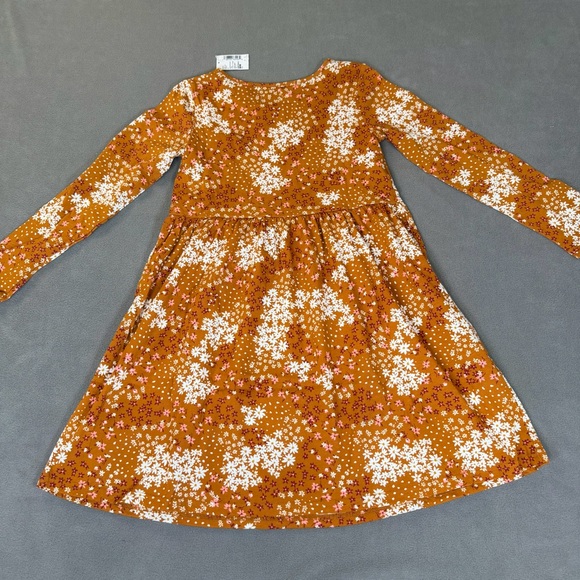 The Children's Place Floral Long Sleeve Dress- Size Medium 7/8- NWT - Picture 5 of 5